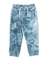 Emporio Armani Toddler Boy Pants Slate Blue Size 4 Cotton In Blue