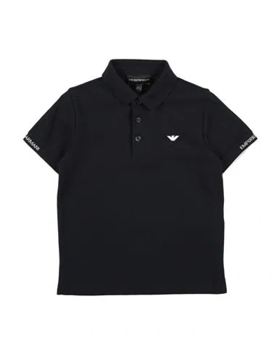 Emporio Armani Babies'  Toddler Boy Polo Shirt Midnight Blue Size 6 Cotton