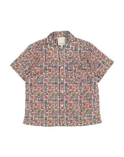 Emporio Armani Babies'  Toddler Boy Shirt Beige Size 6 Cotton