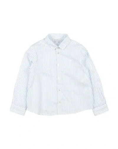 Emporio Armani Babies'  Toddler Boy Shirt Light Blue Size 3 Cotton