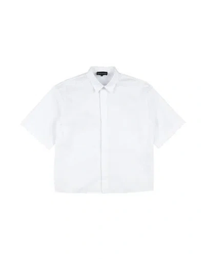Emporio Armani Babies'  Toddler Boy Shirt White Size 7 Cotton
