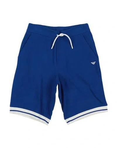 Emporio Armani Babies'  Toddler Boy Shorts & Bermuda Shorts Azure Size 6 Cotton, Polyester, Elastane In Blue