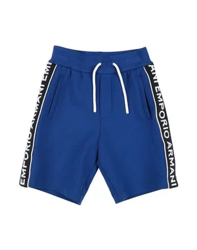 Emporio Armani Babies'  Toddler Boy Shorts & Bermuda Shorts Blue Size 6 Cotton, Polyester, Elastane
