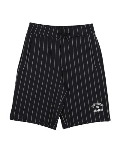 Emporio Armani Babies'  Toddler Boy Shorts & Bermuda Shorts Midnight Blue Size 6 Cotton, Polyester, Elastane