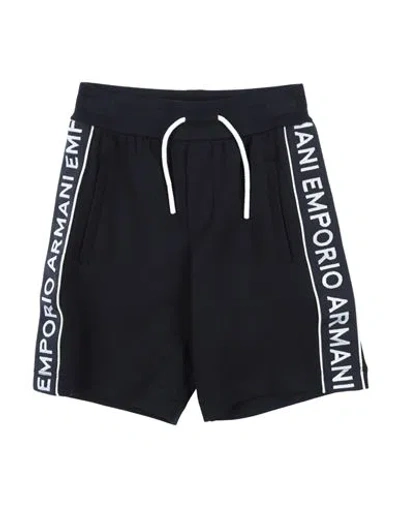 Emporio Armani Babies'  Toddler Boy Shorts & Bermuda Shorts Midnight Blue Size 6 Cotton, Polyester, Elastane