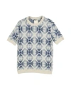 Emporio Armani Kids'  Toddler Boy Sweater Blue Size 4 Cotton
