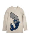 Emporio Armani Toddler Boy Sweater Light Grey Size 6 Recycled Wool, Recycled Polyamide In Neutral