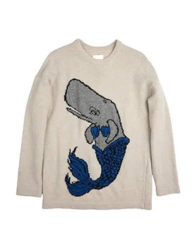 Emporio Armani Babies'  Toddler Boy Sweater Light Grey Size 6 Recycled Wool, Recycled Polyamide In Neutral