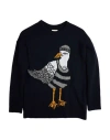 Emporio Armani Toddler Boy Sweater Midnight Blue Size 6 Recycled Wool, Recycled Polyamide In Black