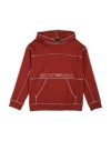 Emporio Armani Toddler Boy Sweatshirt Brick Size 6 Cotton, Elastane In Red