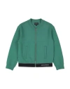 Emporio Armani Toddler Boy Sweatshirt Green Size 6 Cotton, Polyester, Elastane, Polyamide