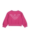 Emporio Armani Babies'  Toddler Boy Sweatshirt Magenta Size 6 Cotton, Polyester In Pink