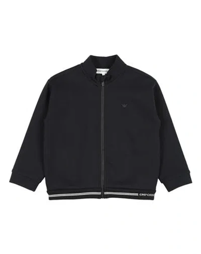 Emporio Armani Babies'  Toddler Boy Sweatshirt Midnight Blue Size 3 Cotton, Polyester, Elastane