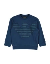 Emporio Armani Babies'  Toddler Boy Sweatshirt Midnight Blue Size 7 Cotton, Polyester