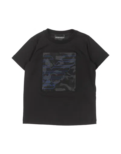 Emporio Armani Kids'  T-shirts In Blue