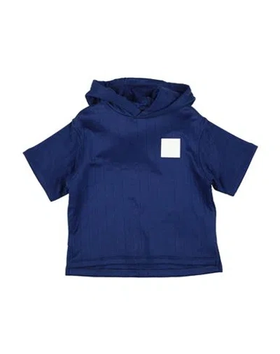 Emporio Armani Babies'  Toddler Boy T-shirt Blue Size 7 Lyocell, Polyester, Cotton