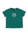 Emporio Armani Toddler Boy T-shirt Emerald Green Size 3 Cotton In Green