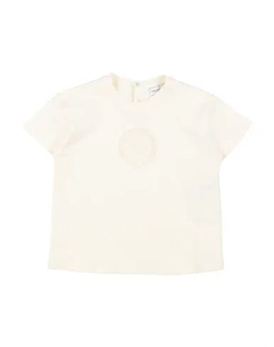 Emporio Armani Babies'  Toddler Boy T-shirt Ivory Size 3 Cotton In Neutral