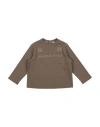 Emporio Armani Babies'  Toddler Boy T-shirt Khaki Size 6 Cotton In Green