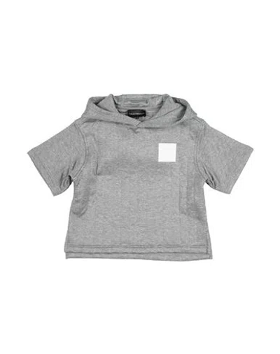 Emporio Armani Babies'  Toddler Boy T-shirt Light Grey Size 6 Lyocell, Polyester, Cotton