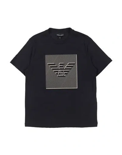 Emporio Armani Babies'  Toddler Boy T-shirt Midnight Blue Size 4 Cotton