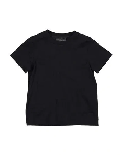 Emporio Armani Babies'  Toddler Boy T-shirt Midnight Blue Size 6 Cotton