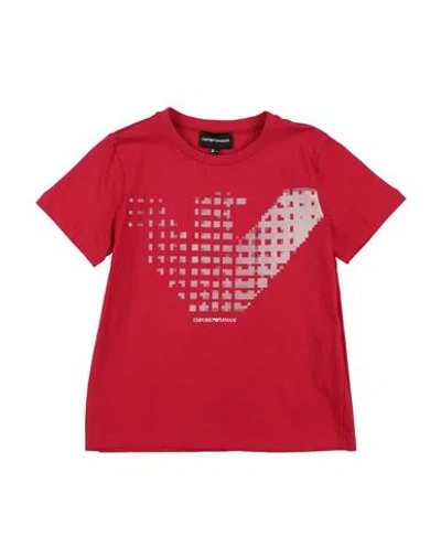 Emporio Armani Babies'  Toddler Boy T-shirt Red Size 6 Cotton