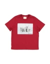 Emporio Armani Babies'  Toddler Boy T-shirt Red Size 6 Cotton, Polyester