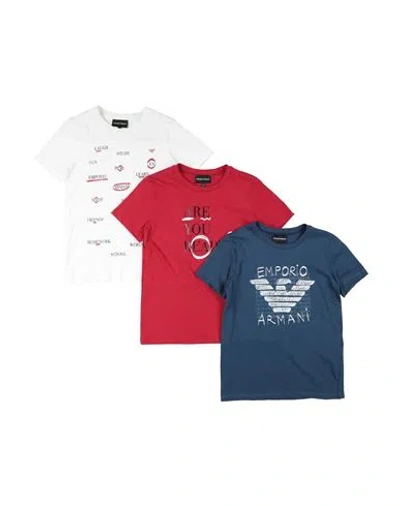 Emporio Armani Babies'  Toddler Boy T-shirt Slate Blue Size 6 Cotton