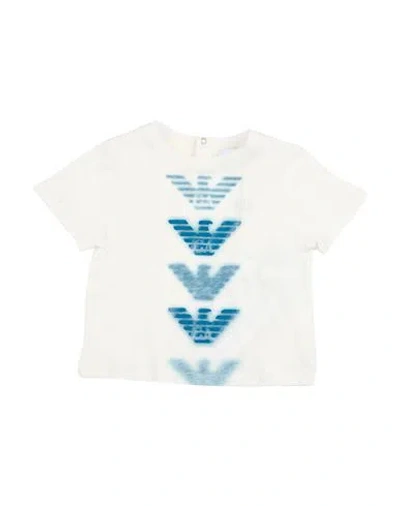 Emporio Armani Babies'  Toddler Boy T-shirt White Size 3 Cotton