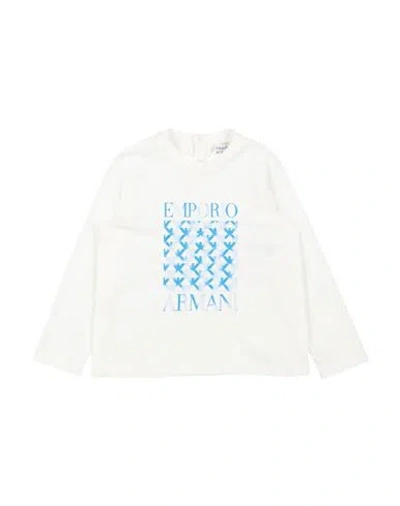 Emporio Armani Babies'  Toddler Boy T-shirt White Size 3 Cotton