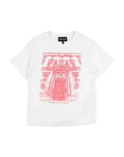 Emporio Armani Babies'  Toddler Boy T-shirt White Size 6 Cotton