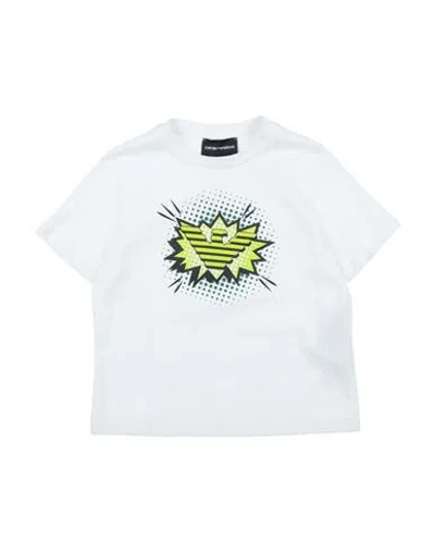 Emporio Armani Babies'  Toddler Boy T-shirt White Size 6 Cotton