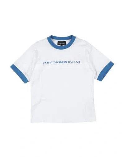 Emporio Armani Babies'  Toddler Boy T-shirt White Size 6 Cotton, Elastane