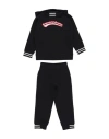 Emporio Armani Toddler Boy Tracksuit Black Size 6 Cotton, Polyester, Elastane In Black