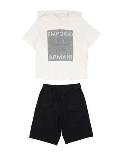 Emporio Armani Babies'  Toddler Boy Tracksuit White Size 7 Cotton