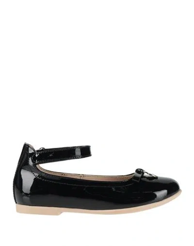 EMPORIO ARMANI EMPORIO ARMANI TODDLER GIRL BALLET FLATS MIDNIGHT BLUE SIZE 10C LEATHER