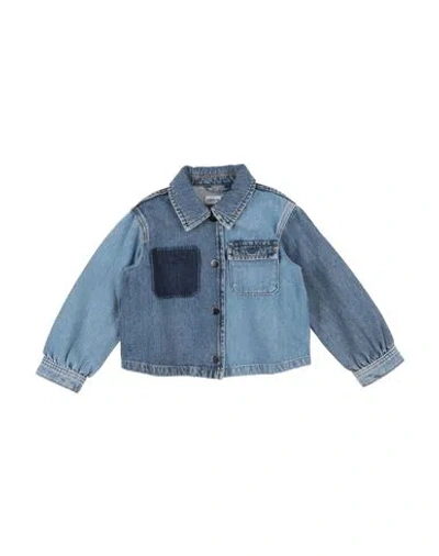 Emporio Armani Babies'  Toddler Girl Denim Shirt Blue Size 3 Cotton