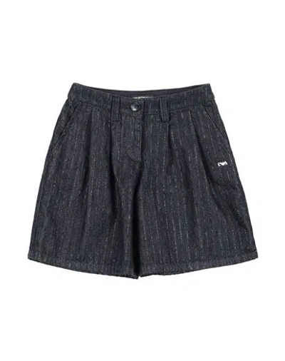 Emporio Armani Babies'  Toddler Girl Denim Shorts Blue Size 6 Cotton