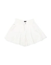 Emporio Armani Babies'  Toddler Girl Denim Shorts White Size 6 Cotton