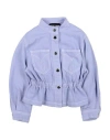 Emporio Armani Babies'  Toddler Girl Jacket Lilac Size 6 Cotton, Lyocell In Purple