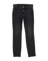 Emporio Armani Toddler Girl Jeans Black Size 7 Cotton, Lyocell, Elastomultiester, Elastane In Black