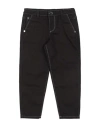 Emporio Armani Toddler Girl Jeans Black Size 7 Cotton, Polyethylene, Elastane In Black