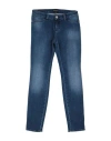 Emporio Armani Toddler Girl Jeans Blue Size 6 Cotton, Elastane In Blue