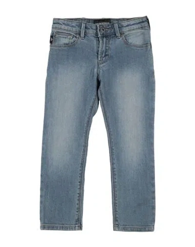 Emporio Armani Kids'  Toddler Girl Jeans Blue Size 7 Cotton, Elastane