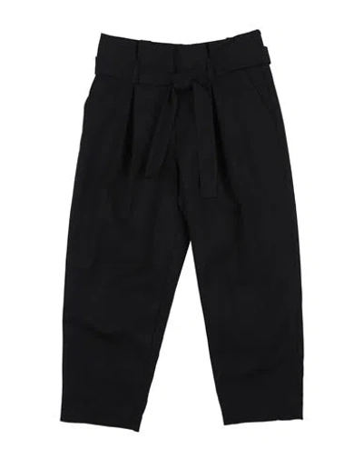 Emporio Armani Babies'  Toddler Girl Pants Black Size 4 Viscose, Elastane