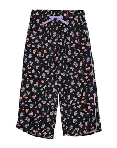 Emporio Armani Babies'  Toddler Girl Pants Black Size 7 Viscose, Lyocell