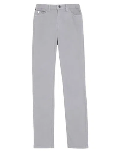 Emporio Armani Babies'  Toddler Girl Pants Grey Size 6 Cotton, Elastane