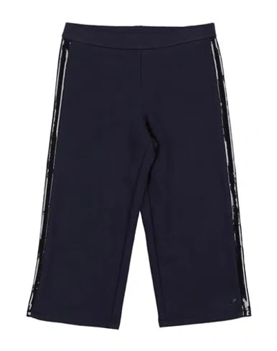 Emporio Armani Babies'  Toddler Girl Pants Midnight Blue Size 3 Cotton, Polyester, Elastane