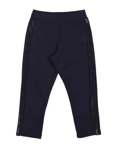 Emporio Armani Babies'  Toddler Girl Pants Midnight Blue Size 6 Cotton, Polyester